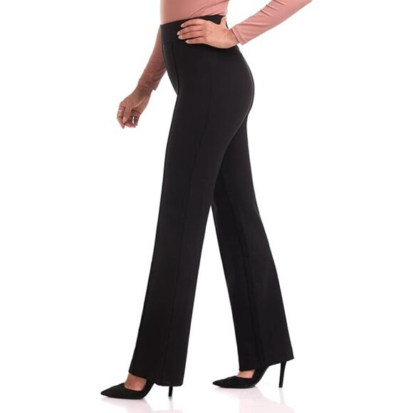 Women's REKUCCI High Waist Pull-On Flared Pants – Black – Size 4 – NWT - Picture 2 of 3